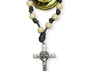 St Benedict Home Protection Door Rosary, Catholic House Blessing, Door Hanger, Blessings for Your Home