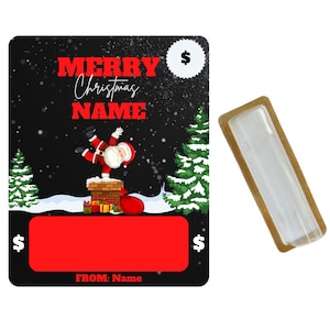 Personalized Chimney Money Holder card