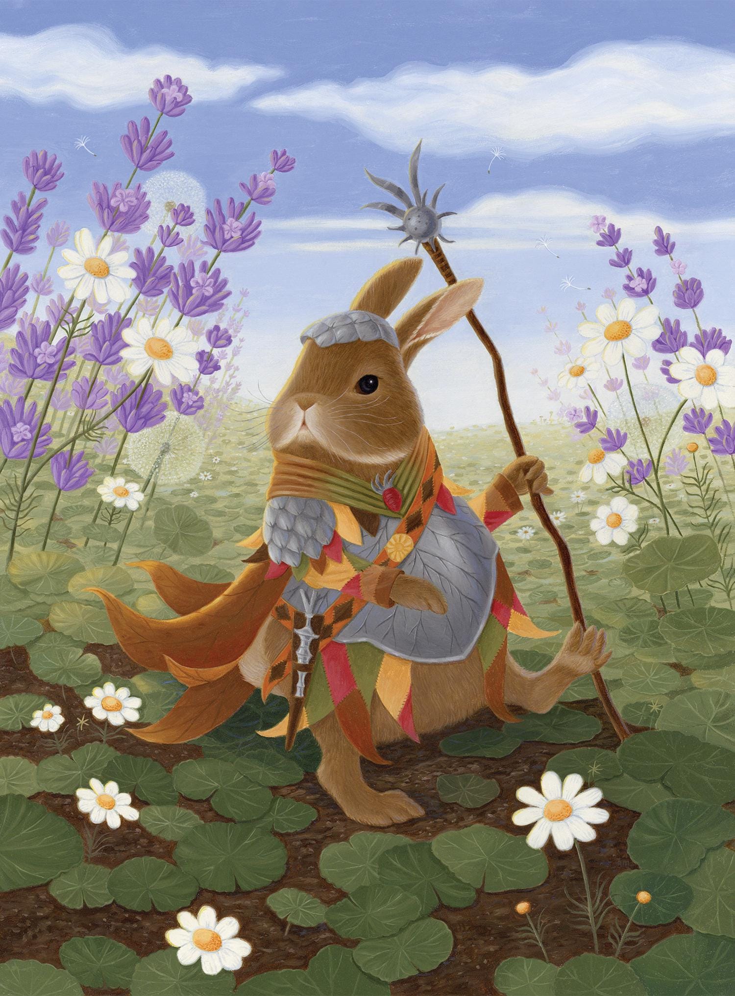 Rabbit from Bloomburrow Magic: the Gathering Art Print Rabbit from Bloomburrow Magic: the Gathering Art Print