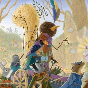 Three Tree Token from Bloomburrow Magic: the Gathering Art Print