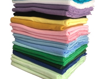 The Perfect Toddler Pillow . YOU CHOOSE .  Flannel pink green blue white yellow purple black gray . Sew Cinnamon . Flat Thin Lightweight .