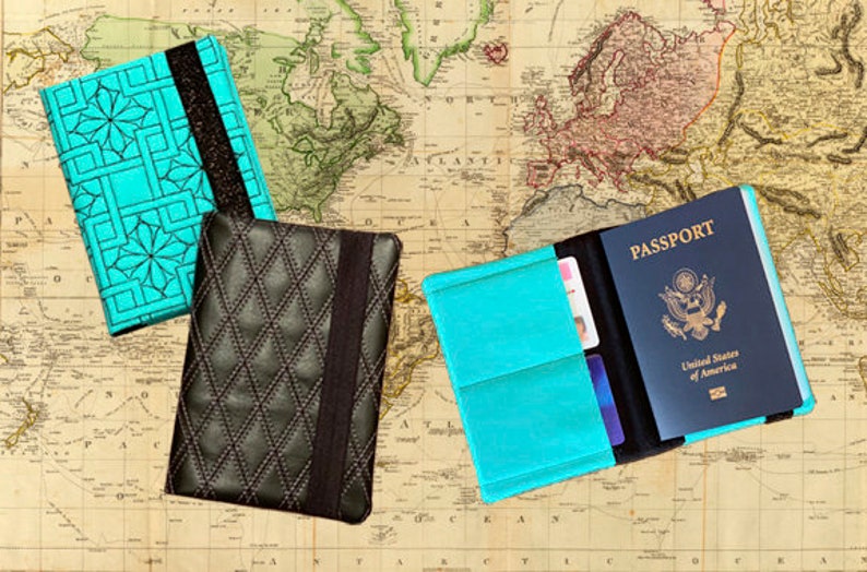 In the hoop passport case machine jessecmault design file  etsy