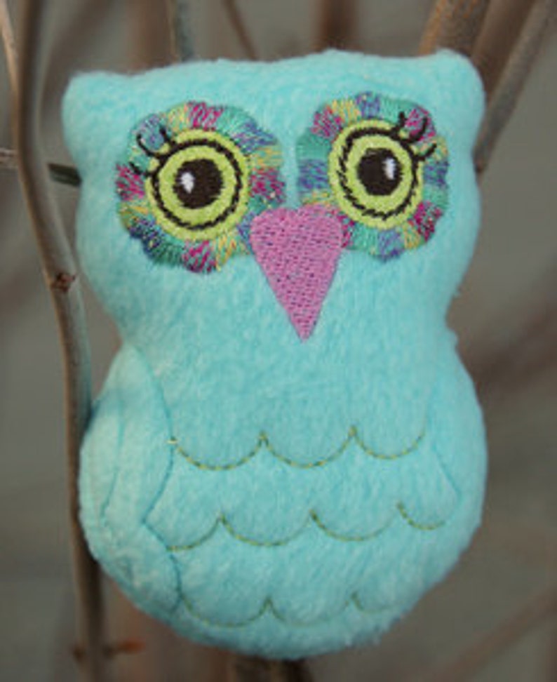 In the Hoop Owl Softie Toys Machine Embroidery Files Instant Etsy