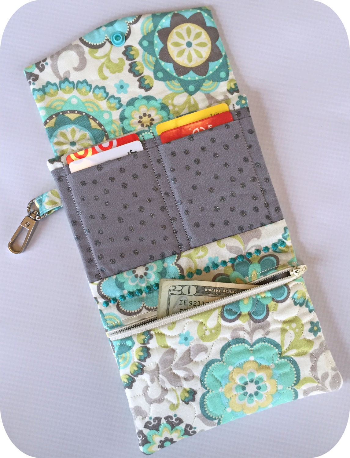 In the Hoop TriFold Wallet 6x10 Machine Embroidery Design File Etsy