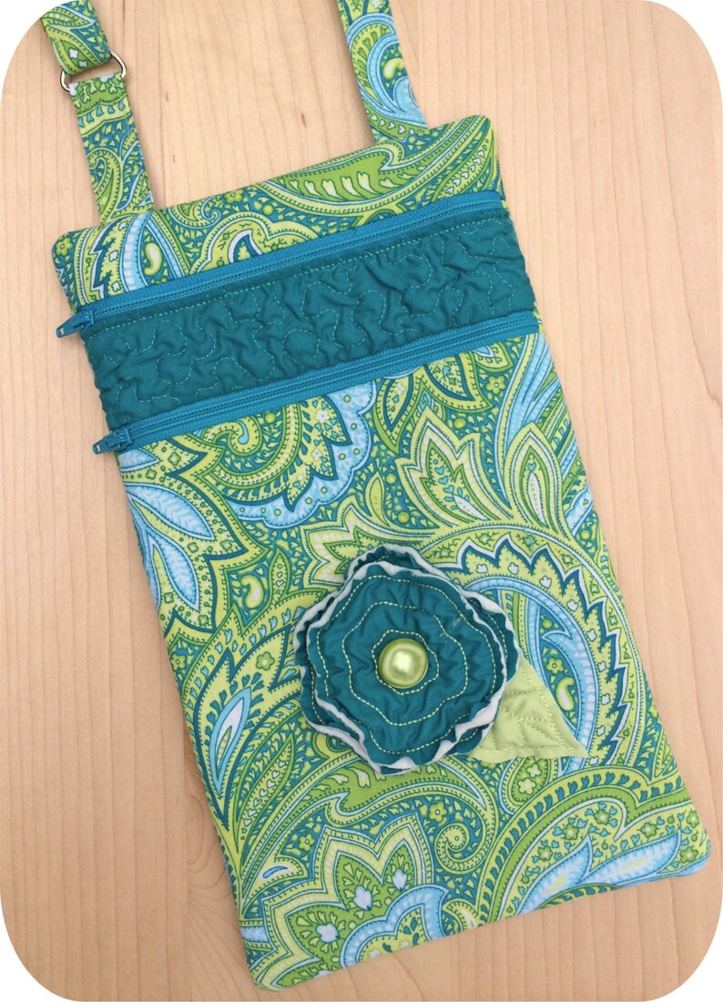 In the Hoop 2 Zipper Purses Set Machine Embroidery Design Etsy