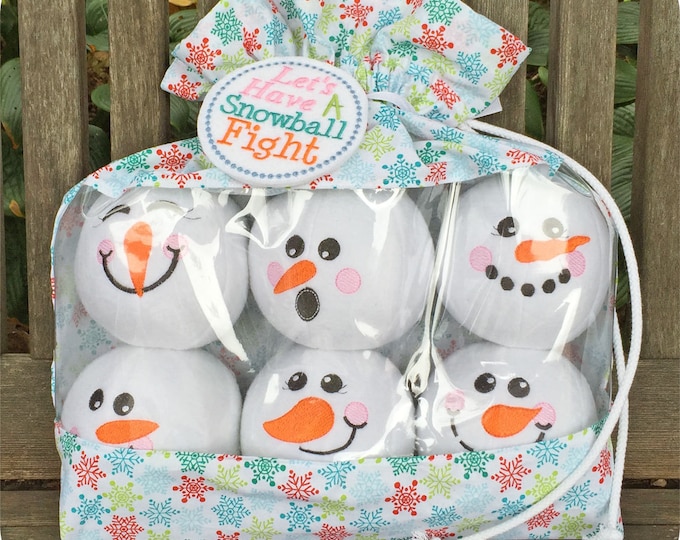 Snowman Snowballs Set 2 Machine Embroidery & Sewing Files Etsy