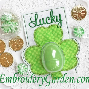 In the Hoop Lip Balm / Candy Holder Machine Embroidery Design File