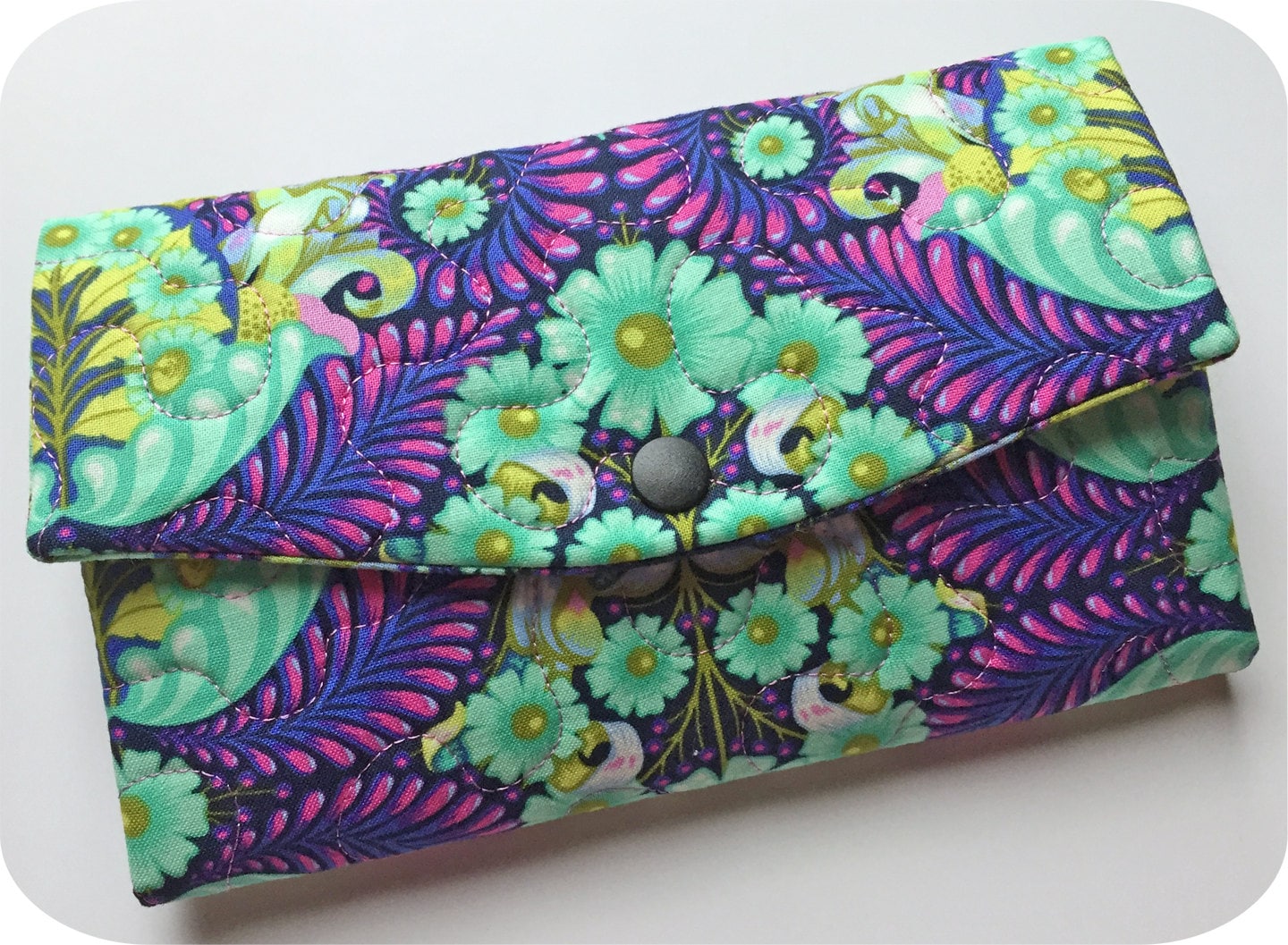 In the Hoop TriFold Wallet 8x12 Machine Embroidery Design File Etsy