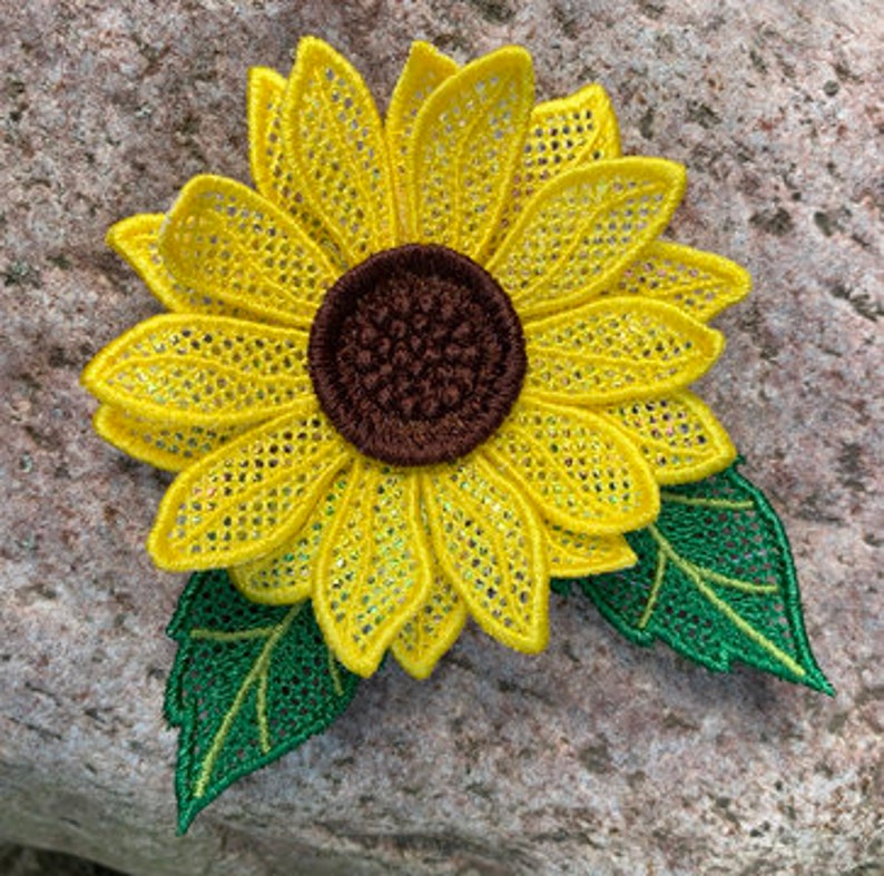 Free Standing Lace Flower Machine Embroidery Designs in the Etsy