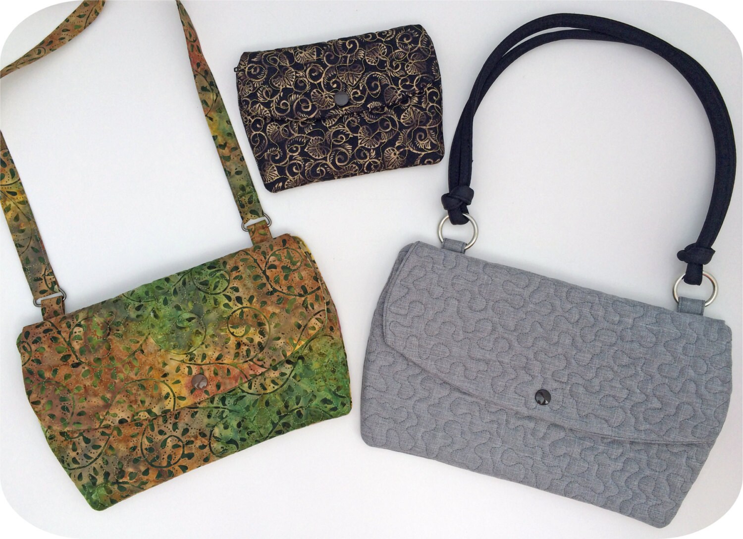 In the Hoop Clutch Purse Set Machine Embroidery Design Files Etsy