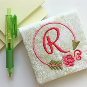 In the Hoop Note Pad Holders