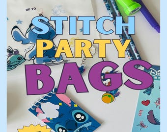 Stitch Theme Party Favor Bag, Kids Birthday Goody Bag
