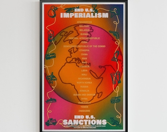 End U.S. Imperialism (11 x 17 poster art)