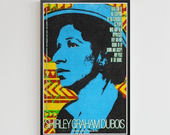 Shirley Graham DuBois (11 x 17 poster art)
