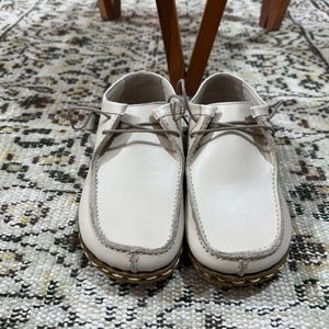 Leather Handmade Barefoot Cream Shoes, Grounding Shoes Men, Zero Drop Shoes, Minimalist Shoes, Natural Earting Comfy Shoes, Men Wider Shoes