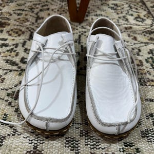 Natural Barefoot Leather Handmade White Shoes, Grounding Shoes Men, Zero Drop Shoes, Minimalist Shoes, Earting Comfy Shoes, Men Wider Shoes