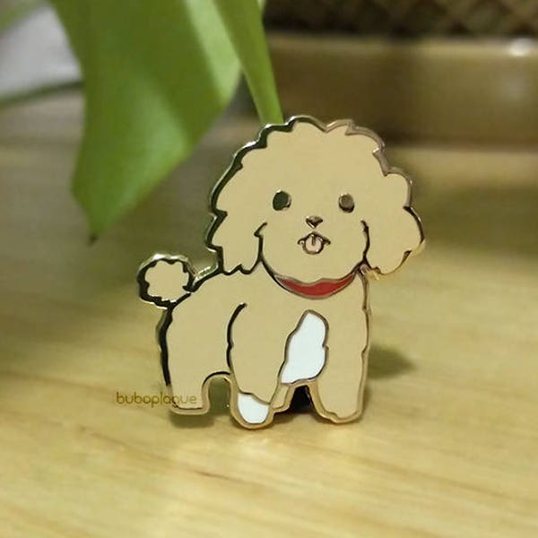 LIMITED Todd the Toy Poodle enamel pin