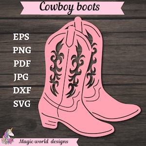 Pink Cowboy Boot geschnitten Datei, Disco Space Cowgirl Bachelorette Schnitt, Rodeo Form, Nashville Bachelorette, Sublimations- und Schnittdateien, Papierschnittdatei