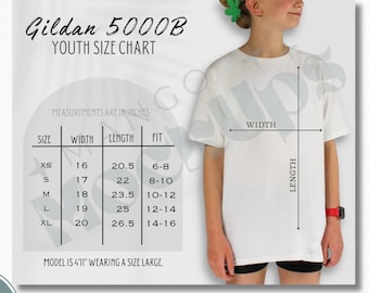 Gildan Größentabelle | Gildan 5000B Jugend Größentabelle | Gildan 5000 B Kinder Größentabelle | Gildan Kids Größentabelle | Gildan 5000 Größentabelle