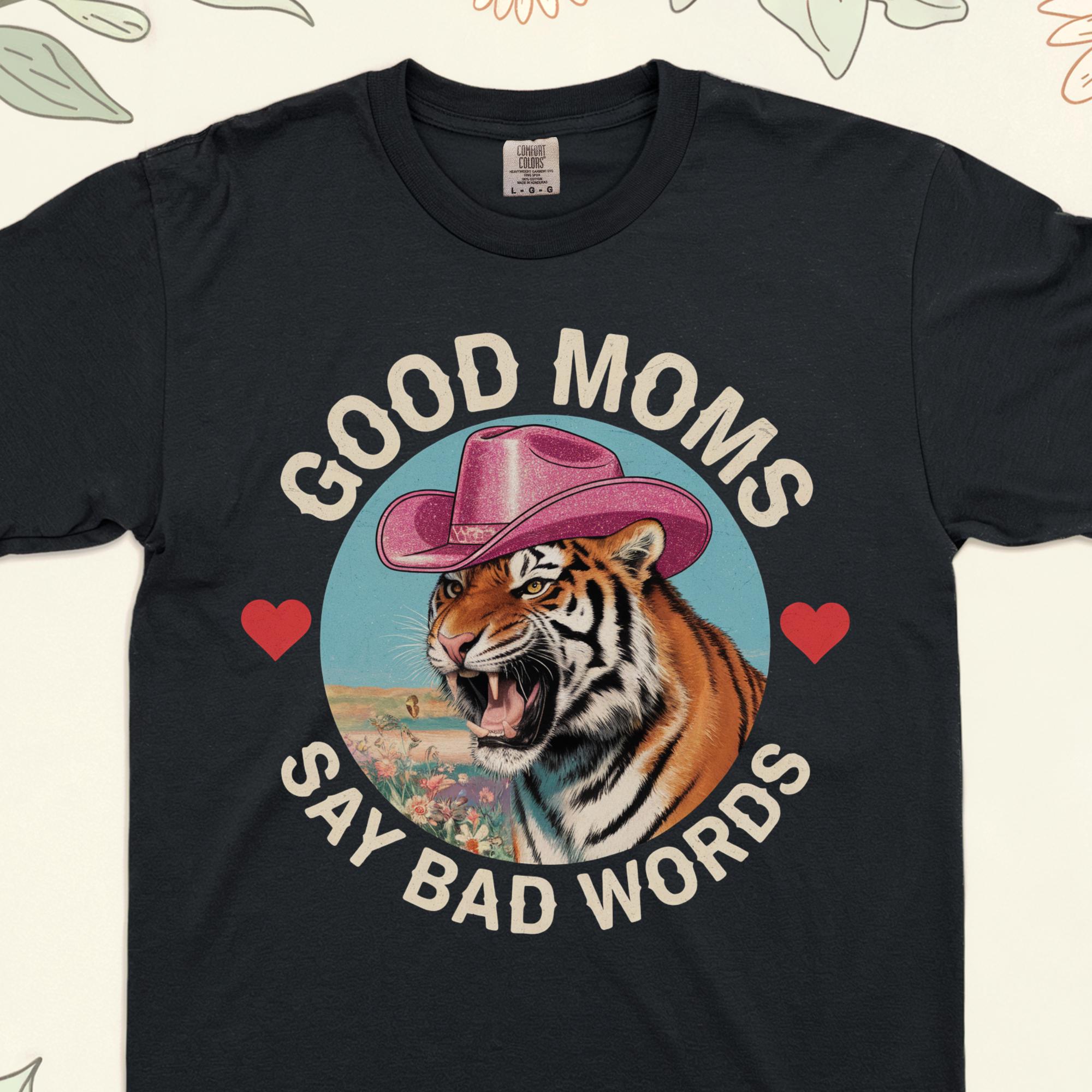 Good Moms Shirt, Funny Mom Gift For Sarcastic Women, Comfort Colors T-Shirt, Retro Tshirt For Hot Moms, Silly Gift For Mom Life, Cute Shirt