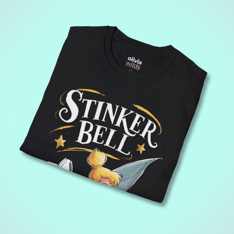 Funny Stinker Bell Shirt, Inappropriate Graphic Tee, Trendy Sarcastic