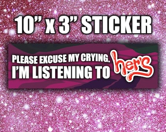 Sticker pour voiture pour elle : produits dérivés pour fans de musique indépendante
