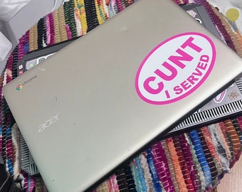 Sticker mème J'ai servi, Sticker drôle, Sticker pour bouteille d'eau pour ordinateur portable