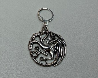 Breloque marque-maille Dragon à trois têtes