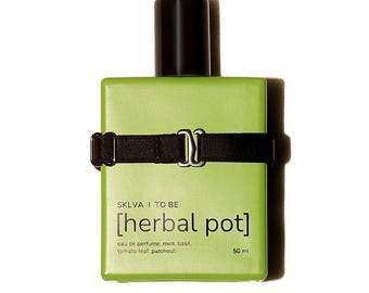 Green Niche Perfume, Botanical Leather Fragrance, Gender Neutral Urban Scent by TO BE x SKLVA, Green frangance