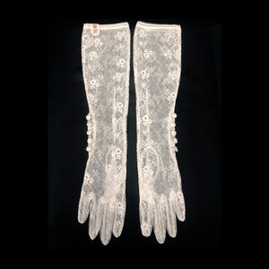 Wedding lace gloves, White Bridal Gloves, Long Ivory Gloves, Formal Gloves, Evening Gloves, Opera gloves, Elbow Gloves, Costume Gloves
