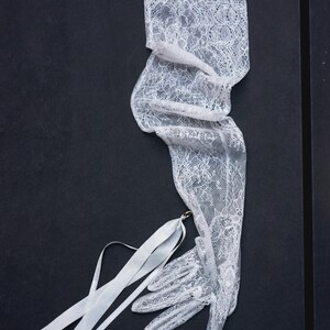 Wedding lace gloves, White Bridal Gloves, Long Ivory Gloves, Formal Gloves, Evening Gloves, Opera gloves, Elbow Gloves, Costume Gloves image 7