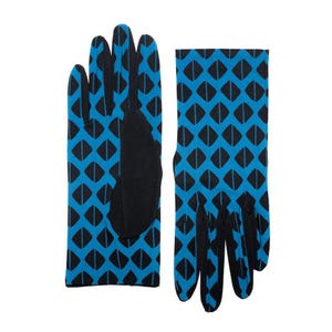 Print Short Gloves, Bespoke Fashion Gloves, Short Customizable Gloves, Lightweight Gloves for Fall, Drag Queen Gloves, Stretch Style Gloves