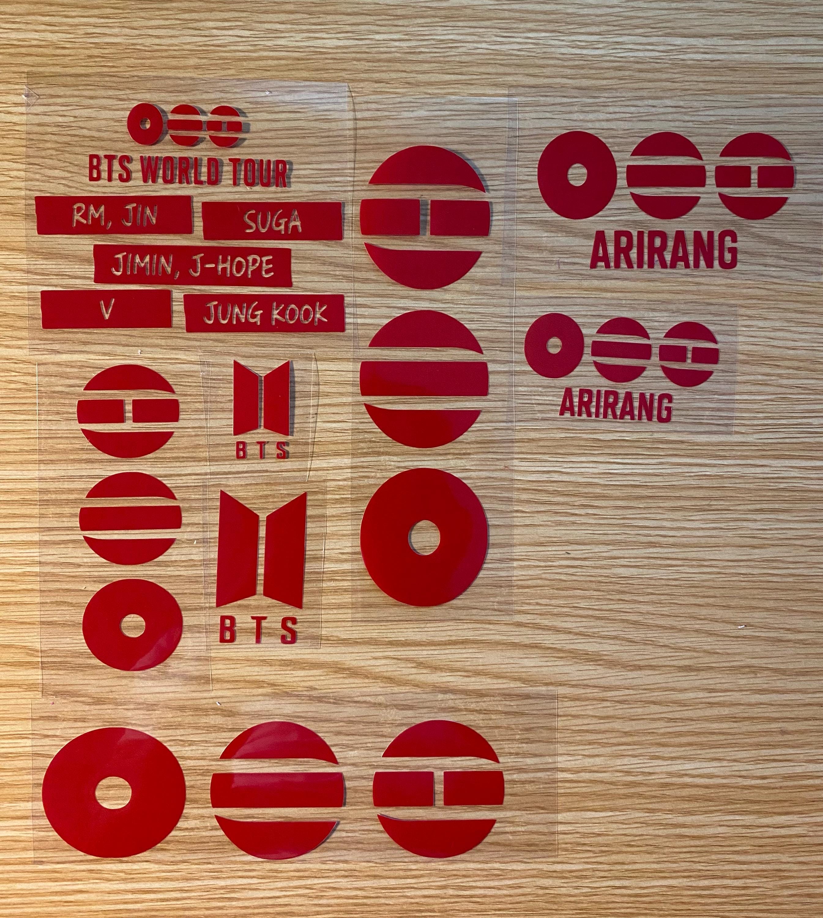 Bts Iron on Decal - Etsy
