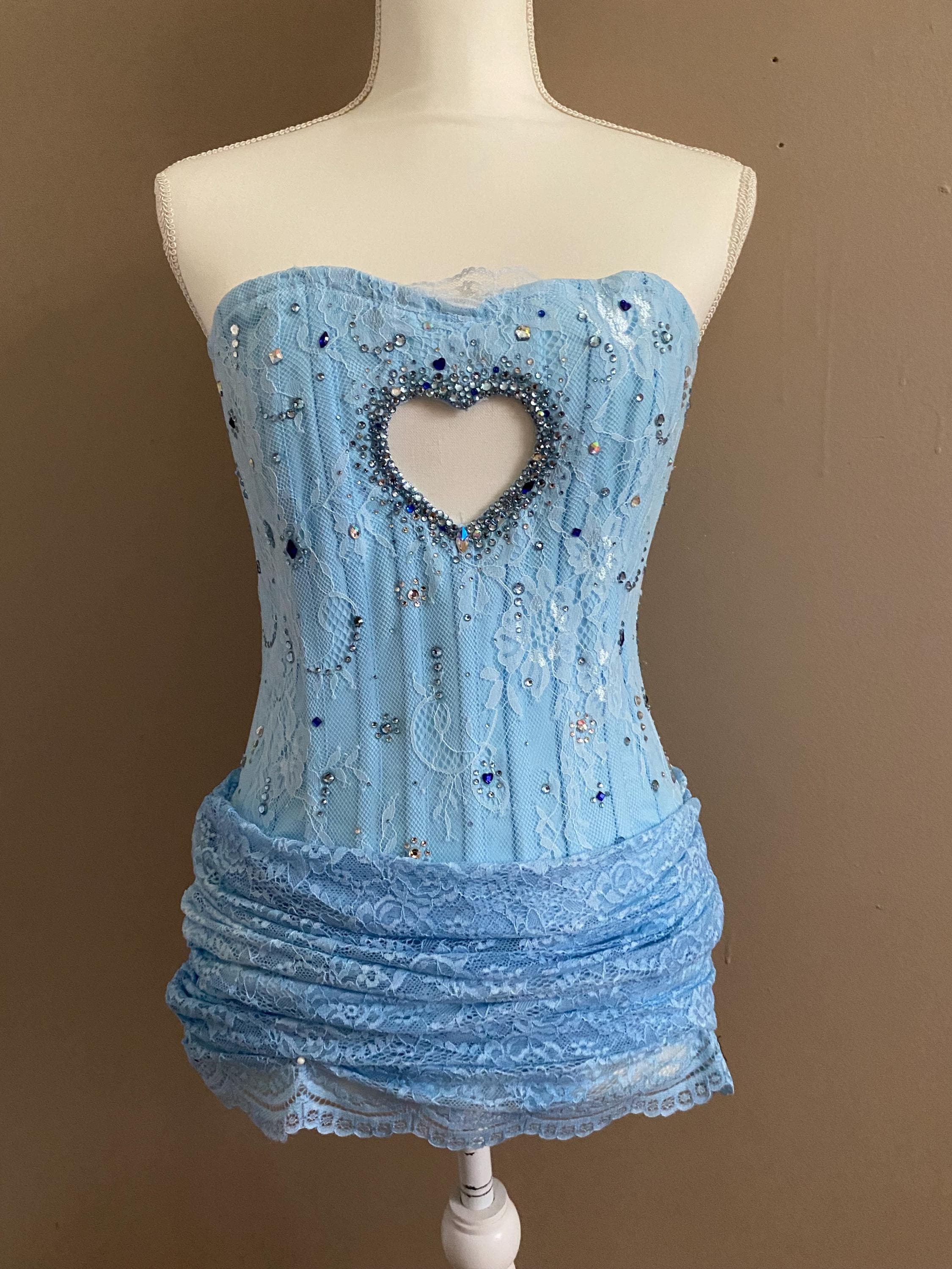white christmas dresses Sassy Shortcake Liv Blue Corset Dress main image 1