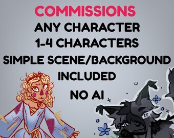 CHEAP ART COMMISSIONS - Furries + oc + Fanart
