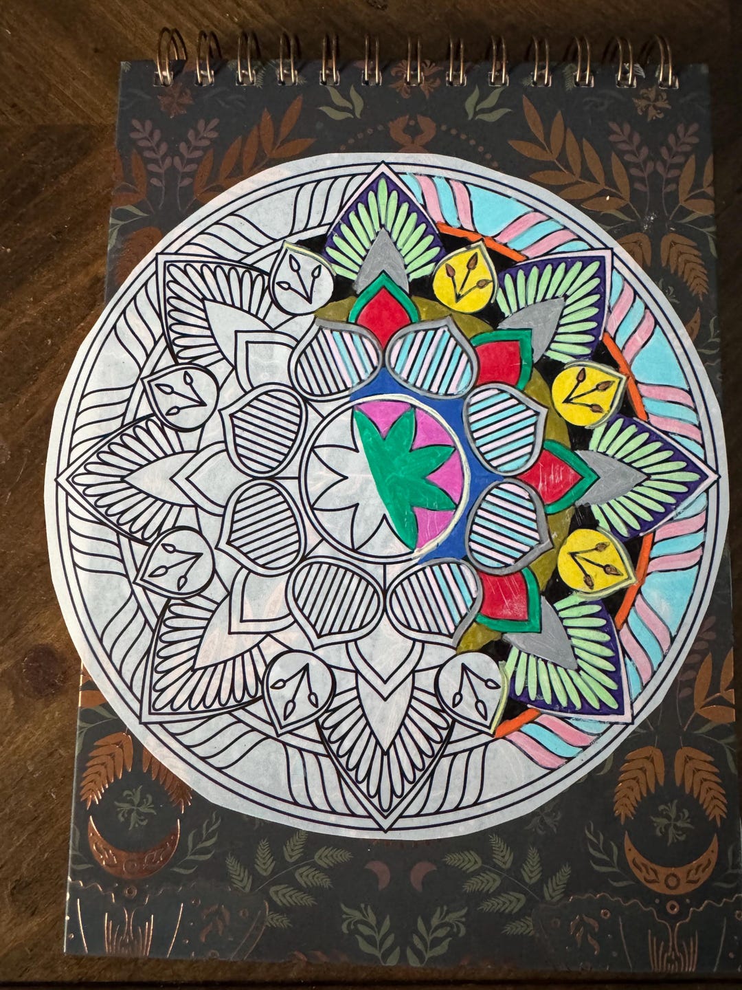 Color Your Own Mandala Sticker - Etsy