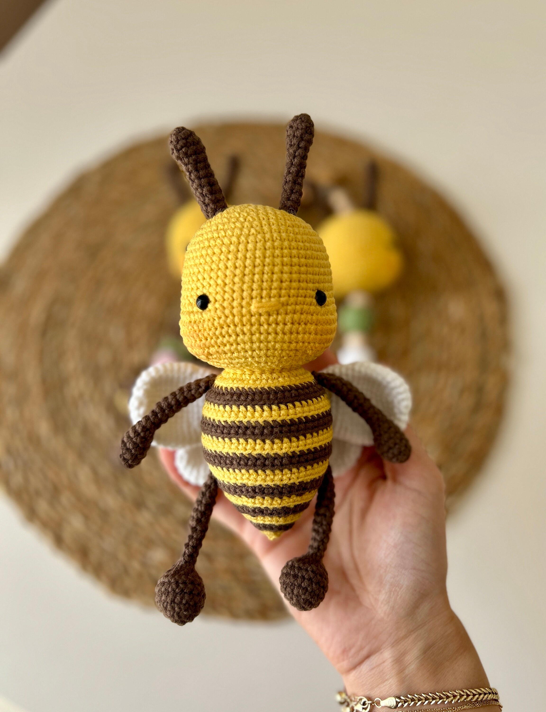 Handmade Crochet Bee Toy main image 0