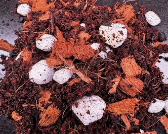 Chunky Aroid Mix w/ Organic Mycorrhizal Fungi and Slow Release Fertilizer Option - (1) Gallon