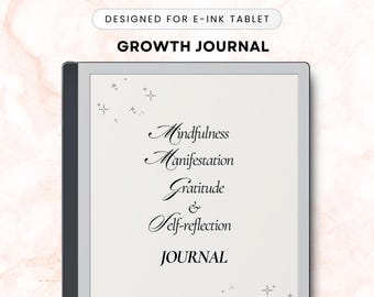 Wachstumsjournal für Remarkable 2, Mindfulness-Vorlage (PDF)