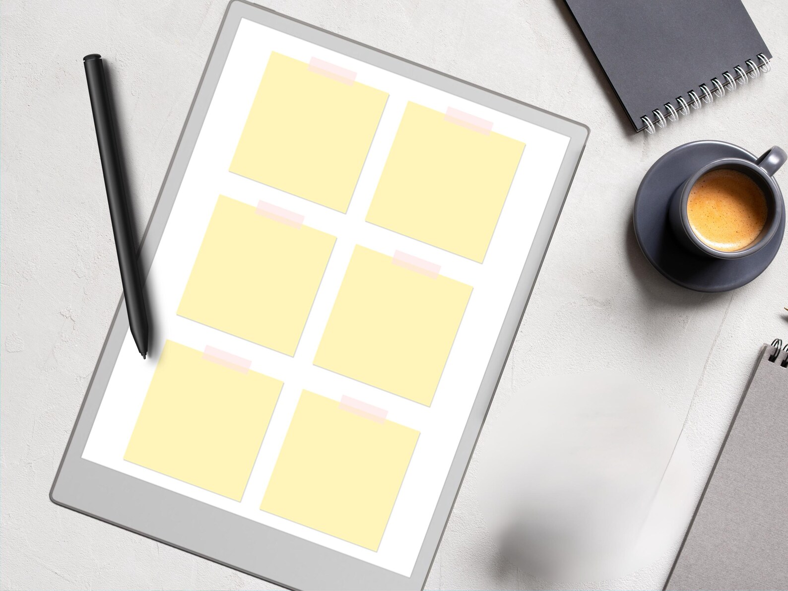 Sticky Notes Template for Remarkable Paper Pro, 60 Pages (digital ...