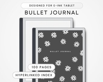 Bullet Journal per tablet E-Ink, griglia di punti, modelli per tablet E-Ink, download immediato, quaderno digitale