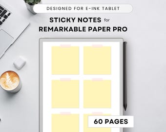 Modello di post-it, Remarkable Paper Pro, Post-it digitale (download digitale)