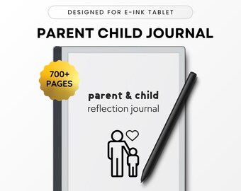 Parent Child Journal for ReMarkable, Kindle Scribe (PDF)