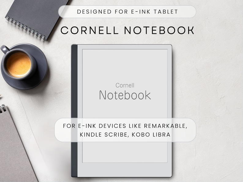 Digital Cornell Notebook for E-ink Tablets Like Remarkable 2 ...