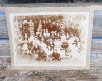 Vintage old French  1890/1900 Wedding or big party in Vendee  47 characters