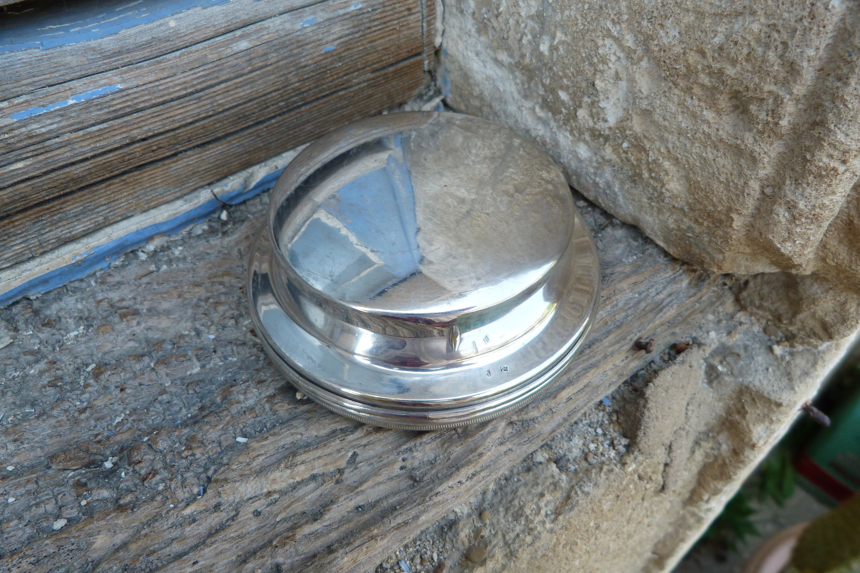 Beurrier en Plaqué Argent Coquillor-Glace