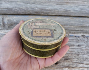 Vintage Antiek oud Frans 1900 apotheek geneeskunde apothekersdoos karton