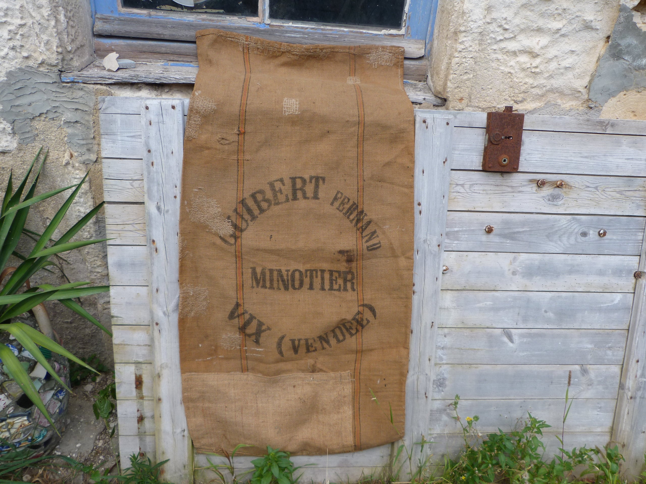 Burlap flour sack sale
