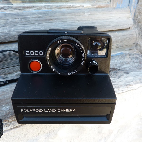 Polaroid 2000 Instant Land Camera/made in JAPAN avec pochette