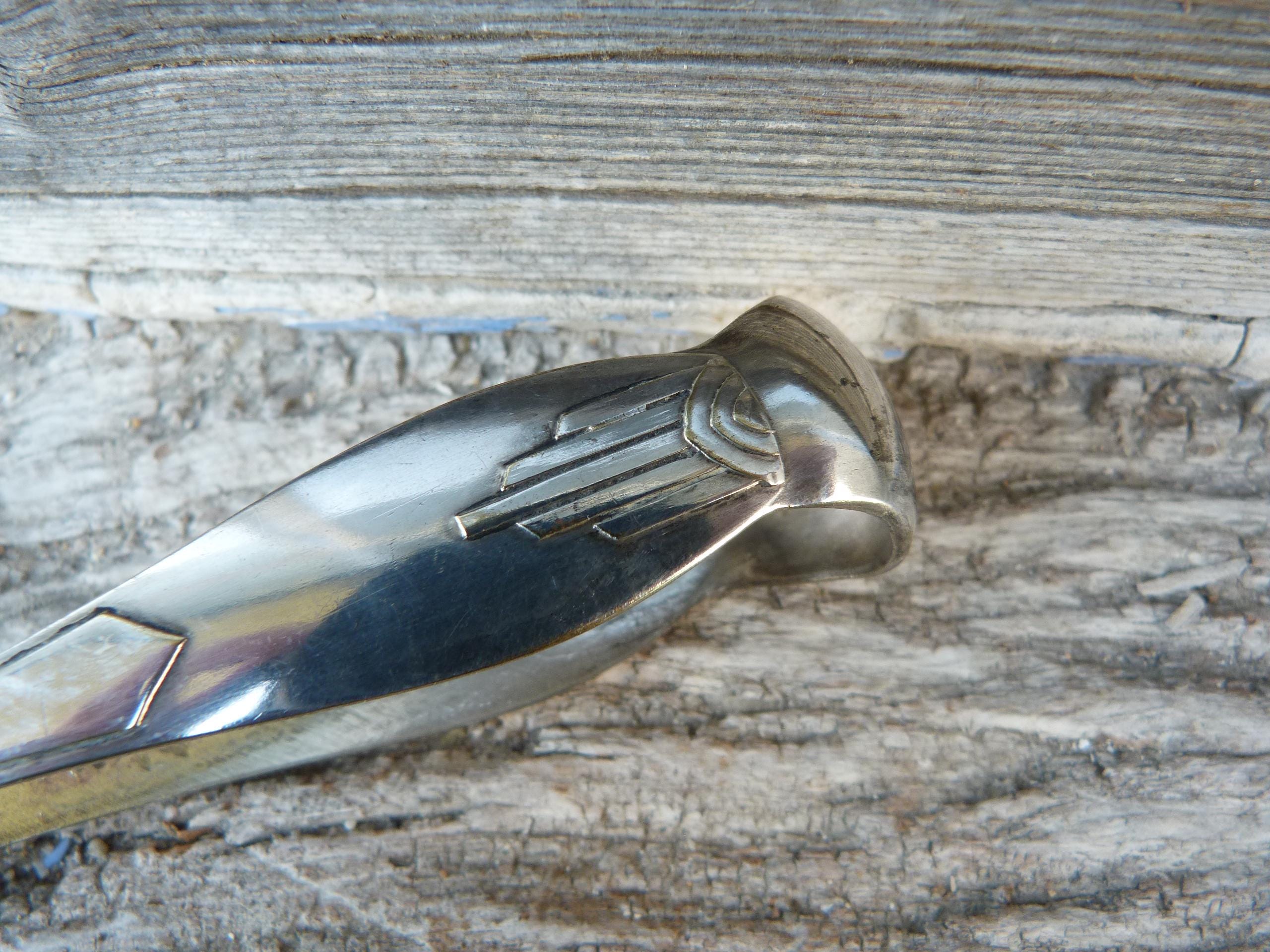 ヴィンテージ 1920 年代 フランス アールデコ メッキ シルバー